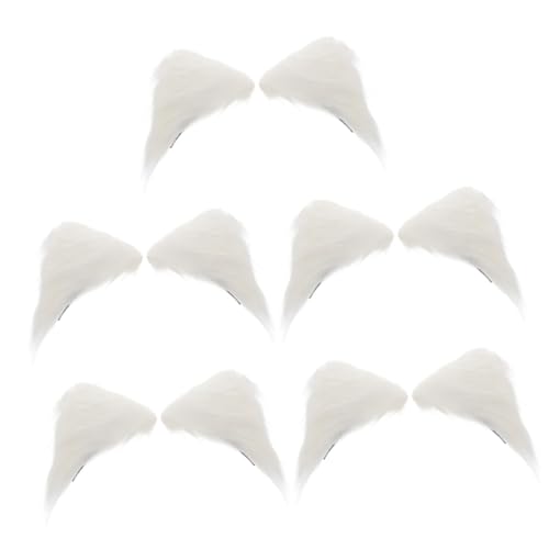 Accessoire cosplay oreilles de chat peluche Healeved barrette cheveux pour Halloween et fête