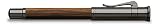 Graf von Faber-Castell – pióro wieczne Classic Macassar EF | Trzonek z drewna makassarskiego z powłoką tytanową PVD i st