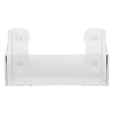 BESPORTBLE Saugknopf Getränkeregale aus Acryl Starker Halt Abgerundete Kanten Platzsparendes Kühlschrank Hängeregal für Gefrierschrank Tür Leichter Organizer für Küche und Aufbewahrung