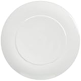 C&L Elegant Durable Porcelain 4-Piece Dinner Plate Set, 10.5-inch, White