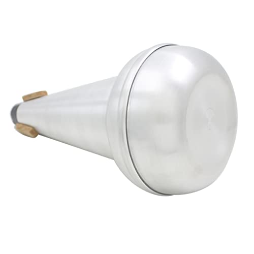 VANZACK 1pc Mute Tenor Trombone Long Trumpet Silver