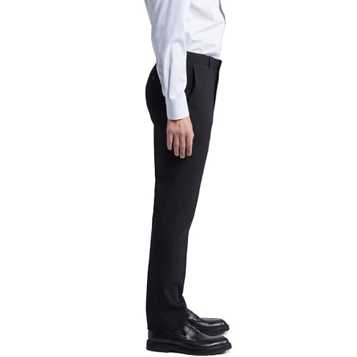 YUCENFU Men's Slim Fit 4-Way Stretch Pant Flat Front Flex Comfy Mens Business Casual Pants2