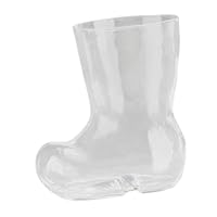 Sharplace Glass Beer Mug 380ml Boot Shaped Drinking Glassware Drinking Mug Cold Beverage Cup for Holiday Home Bachelor Parties KTV Bar