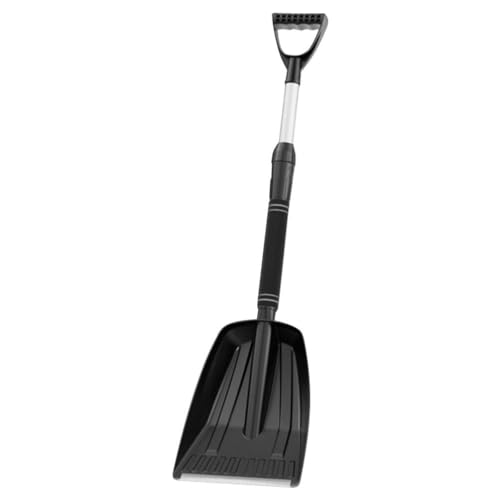 INOOMP Portable Outdoor Snow Shovel for Car Winter Retractable, Multifunctional Stand Snow Shovel Retractable Snow Shovel