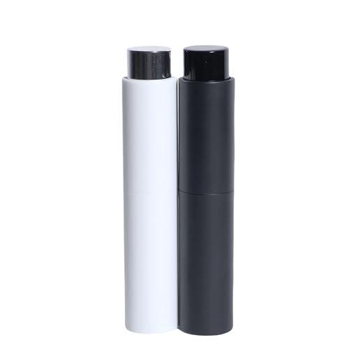 RDT Spray Bottle - 10ml Coffee Bean Spray Bottle Espresso Spray Bottle Coffee Bean Spritzer and Water Atomizer Set - Portable Black and White Pair for Precise Mist Control in Coffee Preparation