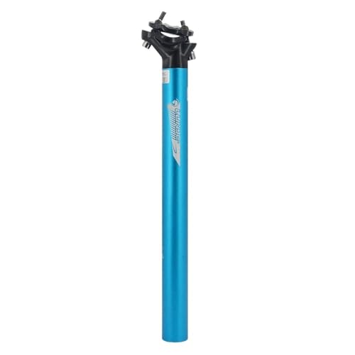 QAINKUN シートポスト 自転車シートポスト 27.2mm 30.9mm 31.6mm MTB シートチューブ 400mm 高強度アルミニウム合金サドルポール バイクアクセサリーパーツ バイクシートポスト(ブルー 31.6-400mm)