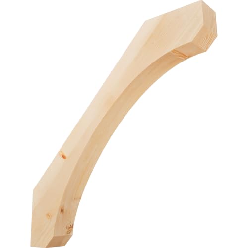 Ekena Millwork BRC06X42X42LEC00SDF 5 1/2"W x 42"D x 42"H Legacy Smooth Knee Brace, Douglas Fir