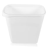 TOYANDONA Schmaler Rechteckiger Mülleimer ohne Deckel Platzsparender...