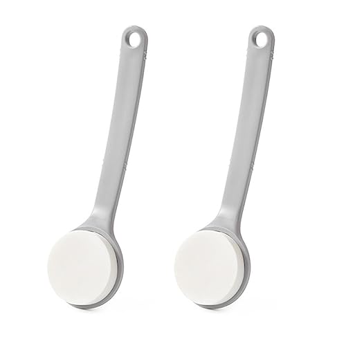 HIXNUG 2 Pieces Lotion Applicator for Back Long Handle Lotion Applicator Bath Sponge Brush Bath Cream Applicator Long Handle - Image 2