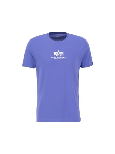 ALPHA INDUSTRIES Herren Basic T Ml T-Shirt, Lila (Electric Violet), S – Ansicht 1