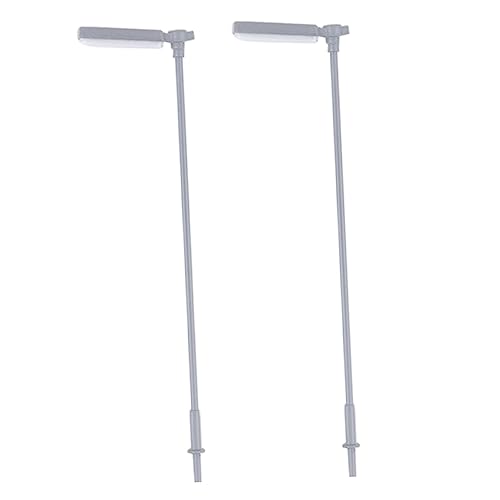 Toddmomy 2pcs Miniature Street Lamp Models Vivid Sand Table Accessories for Landscape Decor and Stylish Props for House and Photography