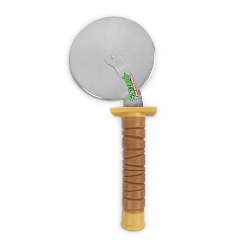 Stainless Steel Wheel Pizza Cutter - Comfortable Handle with Grip - Thumb Guard Protection for Easy Cutting - Ergonomic Pizza Slicer