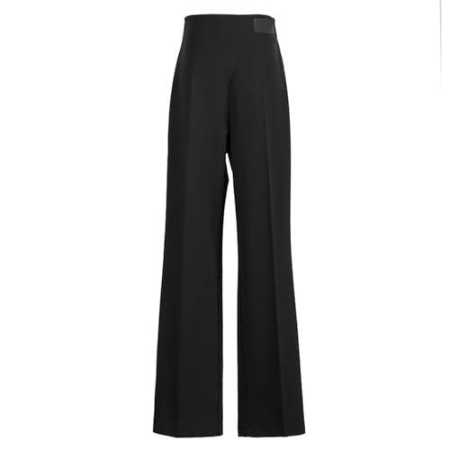 Pantalon de danse latine pour garçon noir de compétition Cha Cha
