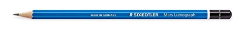 Staedtler Mars Lumograph F pencil blue particularly resistant