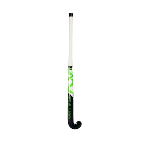 SNS Stallion Wooden Hockey Stick (35", Green)