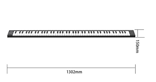 Piano pliable pliable avec batterie au lithium avec haut-parleur Bluetooth Home Professional Instrument de musique… - Les Beatles, Paul McCartney, John Lennon, RIngo Starr, George Harrison Piano pliable pliable avec batterie au lithium avec haut-parleur Bluetooth Home Professional Instrument de musique… – Image 3