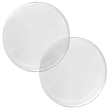 Jorzer .2Pcs Ankle Gel Pads, 2.5 Inch Round Clear Ankle Protector, Soft Lightweight Ice Skate Guards for Ice Skating Riding Ski Sporting_Goods.