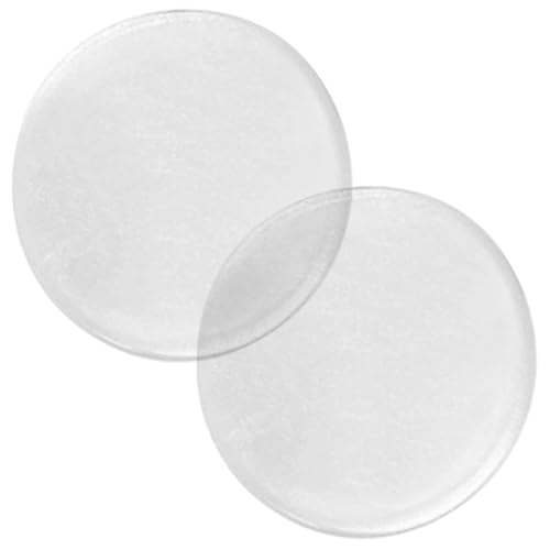 Jorzer .2Pcs Ankle Gel Pads, 2.5 Inch Round Clear Ankle Protector, Soft Lightweight Ice Skate Guards for Ice Skating Riding Ski Sporting_Goods.
