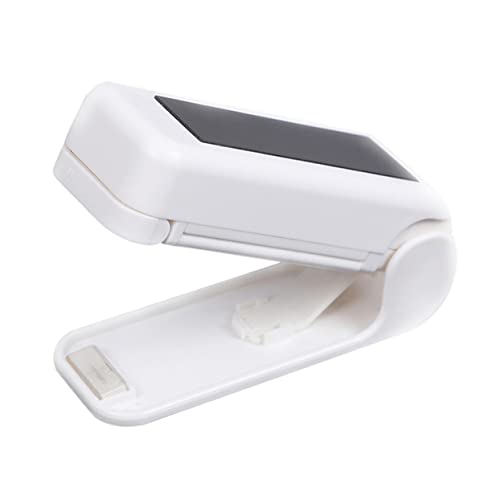 Ciieeo 1Pc Portable Plastic Bag Sealer Mini Heat Sealing Machine for Food Preservation Lightweight Snack Sealer for Home Use for Sealing Fruits Vegetables and Snacks White