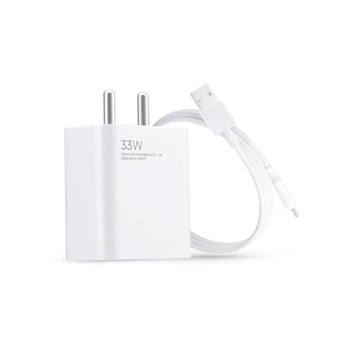 Image of Mi 33w Sonic Charge Combo for Mi /Xiaomi /Redmi Charger|Superfast 6A Type C Included|Tablets (Adapter + USB to Type C Cable)