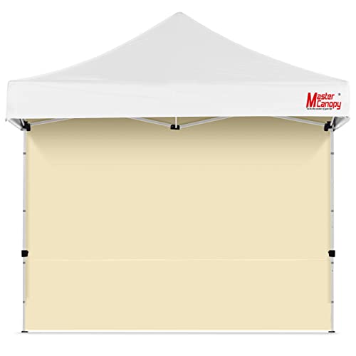Image of MASTERCANOPY Instant Canopy Tent Sidewall for 10x10 Pop Up Canopy, 1 Piece, Yellow