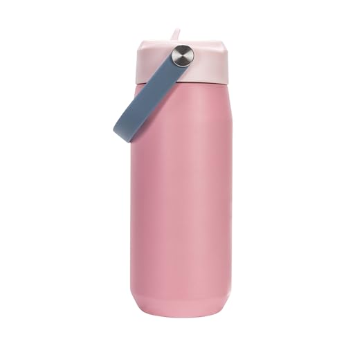 Image of PUMA unisex-adult 18oz Insulated Stainless Steel Water Bottle With Straw & Carry Handle
