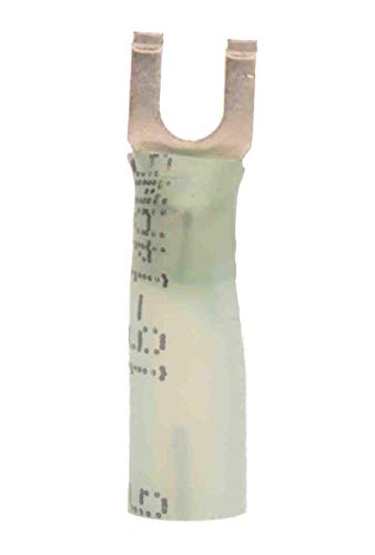 16-14 AWG Heat Shrink #10 Flanged Spade Terminal (100/Pkg.)