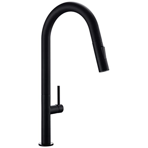 Robinet de cuisine avec douchette extractible et tête de pulvérisation rotative 360°