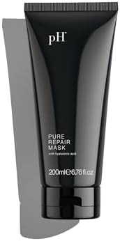 pH PURE HAIR Repair Hair Mask - Revitalizing Treatment for Damaged & Bleached Hair - Strengthening Moisturizing Mask with Hyaluronic Acid - Restores Volume - Sulfate-Free & Paraben-Free - 6.7 Oz