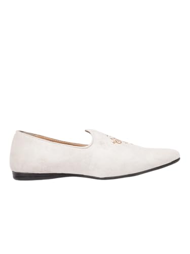 Image of San Frissco Embroidered Handcrafted Slip-Ons Ethnic Comfort Lightweight Mojaris Cushioned Footbed /Comfortable Fashionable Stylish Flexible for Men