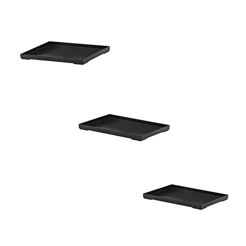 Bandeja Acrílica Paramount 25x17x2cm Preta