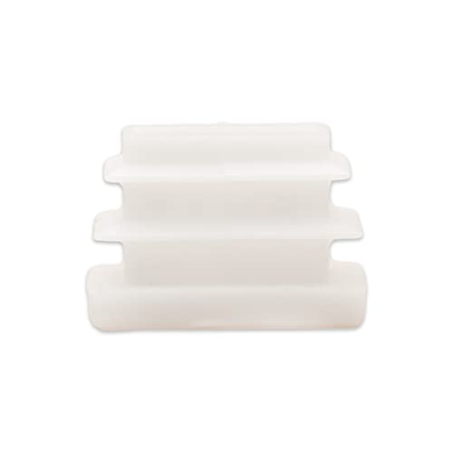 Image of Flyshop 8 PCS Tube Chair Glide Rectangle Tubing End Cap White Plastic Plug Pipe Inserts 10 x 20 mm, 3 /8 inch x 13 /16 inch