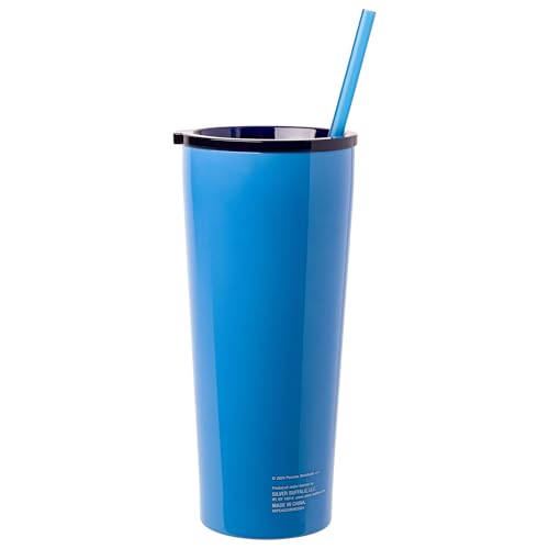 Gobelet Peanuts Snoopy acier inoxydable double paroi paille 650ml