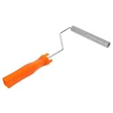 SHINEOFI Entschäumende Walzenbürste Glasfaser-rollenwerkzeuge Schaum Gespickt Selbstnivellierende Stachelwalze Blasenrolle Orange Plastik Zufällige Farbe