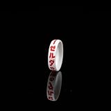 Hokeyio マウスローラーラバーリング Razer DeathAdder V3 Pro用 交換用スクロールホイールカラー プーリー マウス修復ツール リングのみ ホワイト レッド