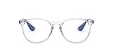 gafa de moda Ray-Ban Ray-Ban Erika Gafas, Transparent, 51 para Mujer