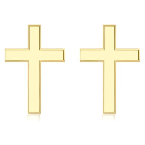 ToHeart 14K Cross Stud Earrings Cover
