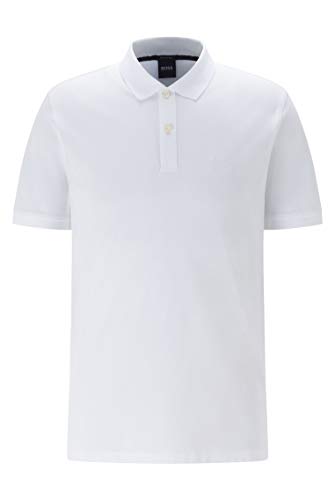 BOSS Hugo Men's Pallas Polo Shirt, White, XXL