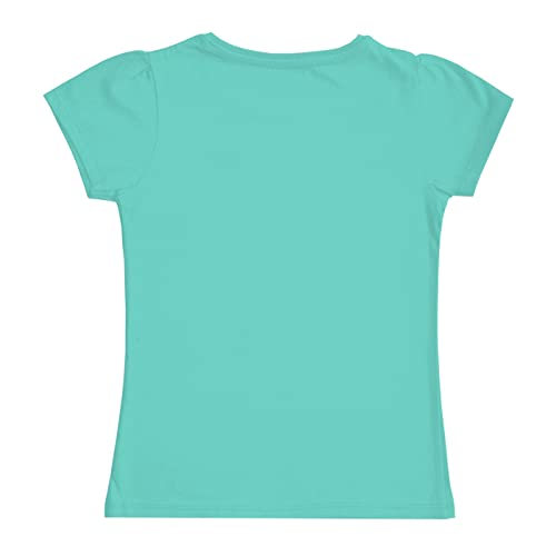Image of X2O Girls Half sleeeves Cotton Tshirt with Cute Prints and Colorfull (Unicorn)(Pack of 1)