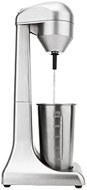 Silver Single Head Milkshake Maker Machine Commercial Electric Smoothie Blender Stainless Steel, Electric Smoothie Ice Cream Maker for Commercial and Home