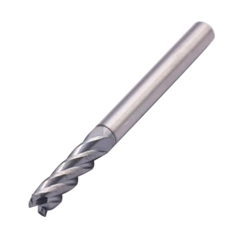 Image of 4 Flute Solid Carbide Square End Mill Set(5Pcs, 1 /8in), AlTiN Coated | 35 Helix, 1 /8 inch Cutting Dia, 1 /8 inch Shank Dia, 1 /2 inch LOC, 1-1 /2 inch OAL For Milling Alloy Steel, Hardened Steel, Iron, Copper