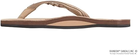 Rainbow Sandals Women's Flirty Braidy, Sierra Brown, Ladies 10/9.5-10.5 - 1