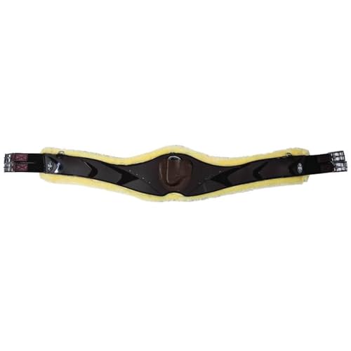 Professional's Choice Sports Medicine Products VenTech Contoured Equestrian Jump Girth Chocolate 46