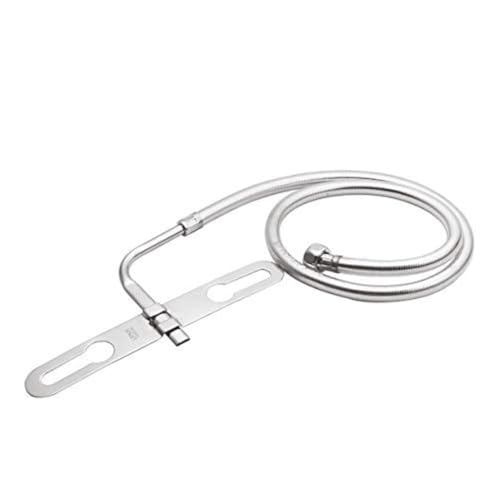 Image of Lipka Stainless Steel Grade 304 Multi Jet Spray with Heavy PVC Hose (1 Meter), Built-in Installation Type Toilet Seat /Commode Spray - Rust-Free, Durable