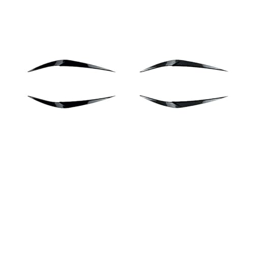 Sourcils de phares BMW X1 F48 finition noir brillant premium
