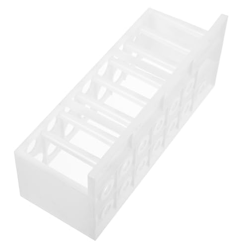 DINHEAROM 19Holes Test Tube Rack for Laboratory Use with Pegs Tube Holder for Sampling and Storage Test Tubes
