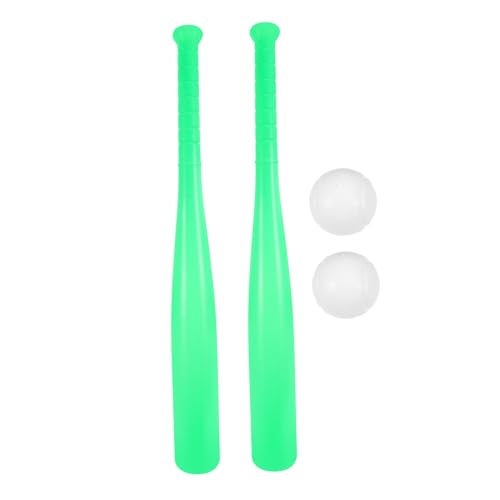 GALPADA 1 Set Baseball Hover Foam Small Batting Play and Rounders Outdoor for Age 2-4 Accessory Baseball Bat Light Green Plastic