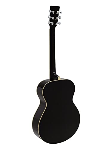 DIMAVERY aW – 303–guitare folk (noir) - Les Beatles, Paul McCartney, John Lennon, RIngo Starr, George Harrison DIMAVERY aW - 303–guitare folk (noir) – Image 3