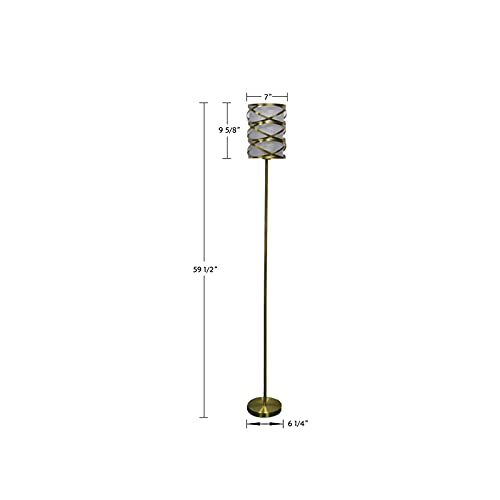 Lámpara de pie industrial de poste alto ideal para leer en el dormitorio y salón 3