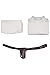 Kids Princess Leia Costume Obi-Wan Kenobi Young Leia Cosplay Outfits Leia Top Pants Suits for Halloween Party (Leia White, XL)